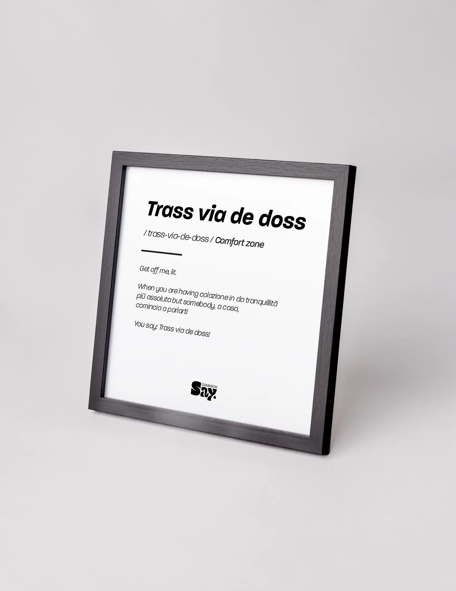 Trass via de doss